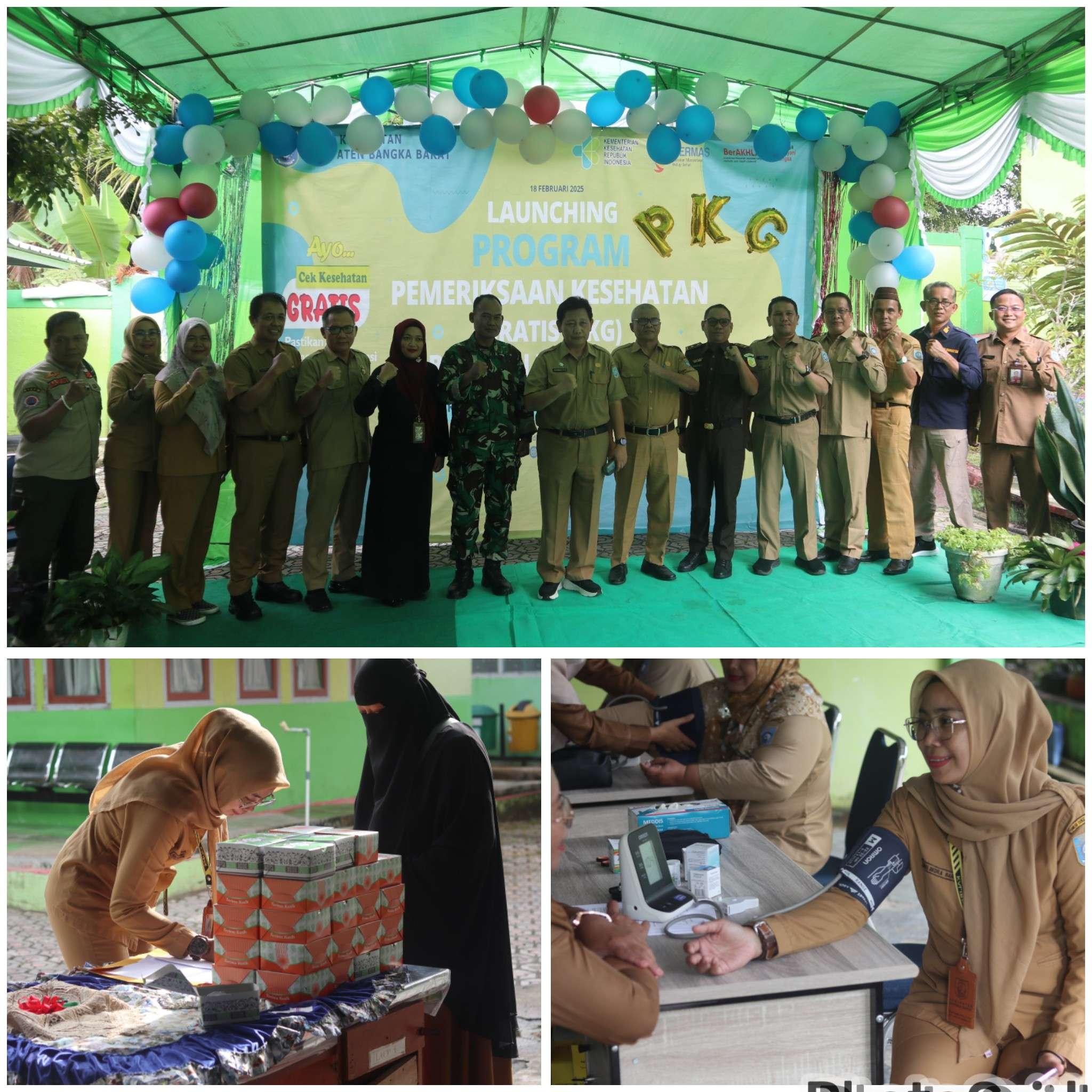 Launching pemeriksaan kesehatan gratis