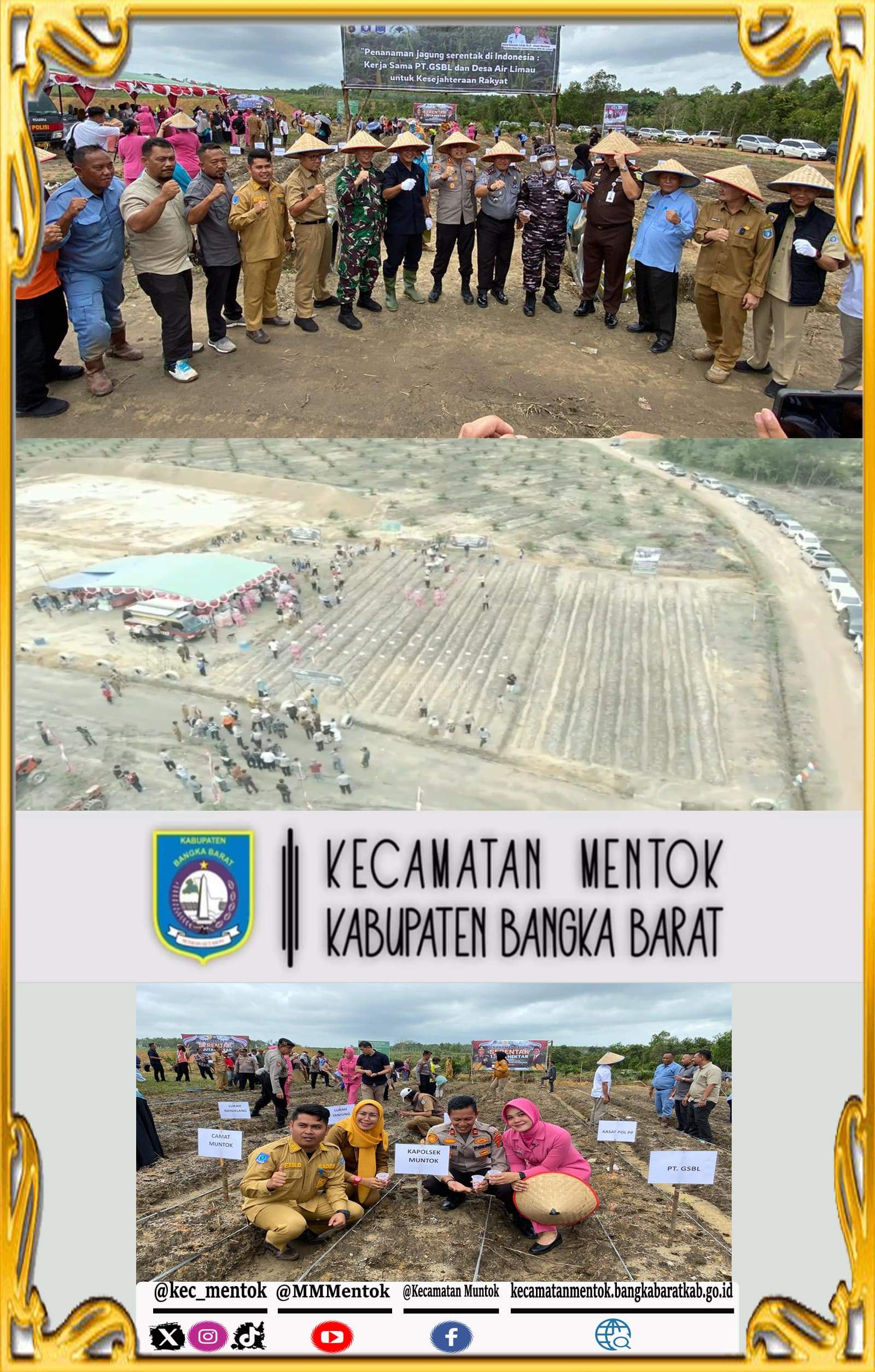 Launching Kegiatan Penanaman Jagung Serentak 1 Juta Hektar 