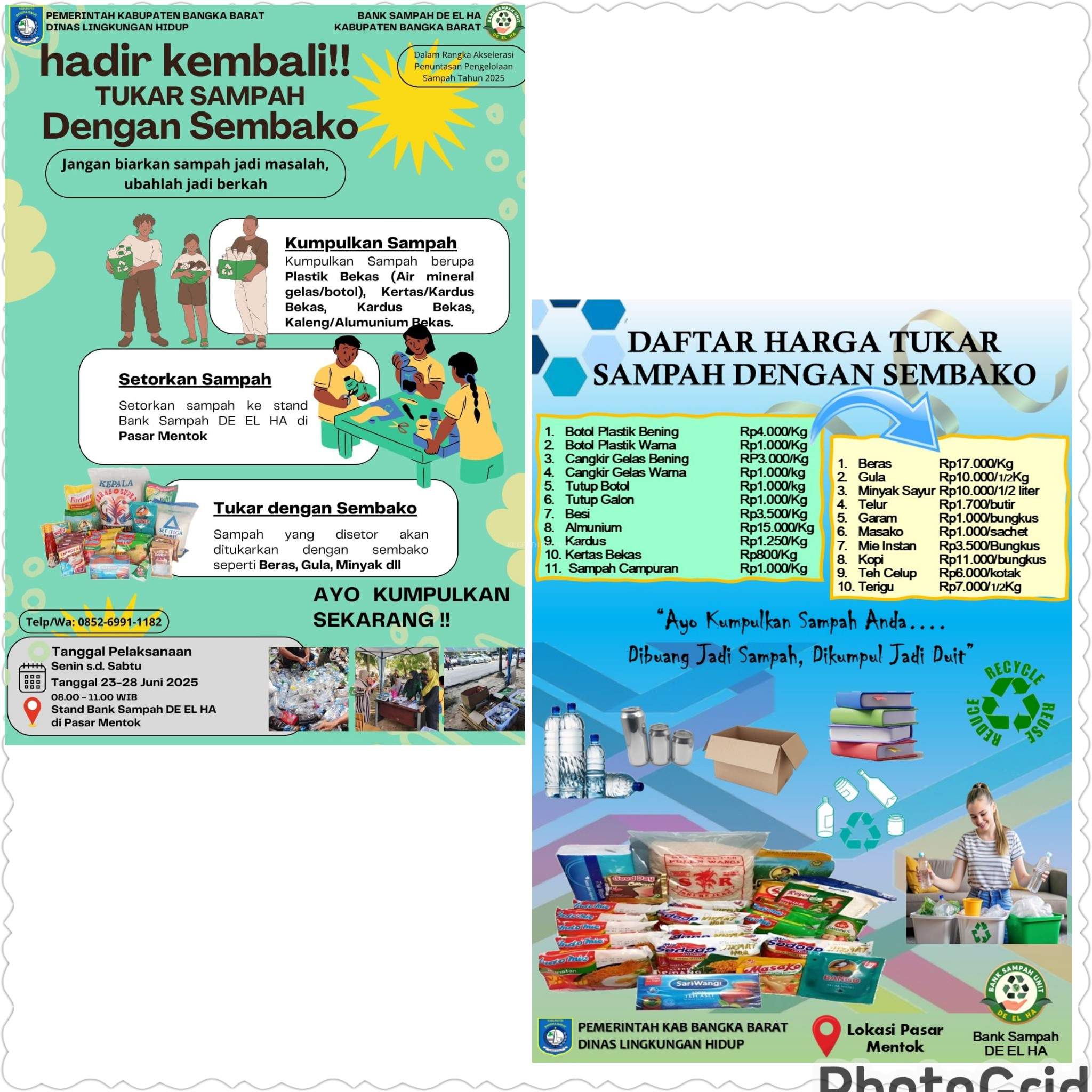Tukar Sampah dengan Sembako